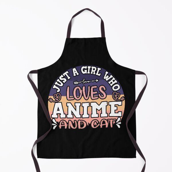 Item preview, Just a Girl Who Loves Anime and Cat, Gift for Anime and Cat lovers girl designed and sold by KO-Design.