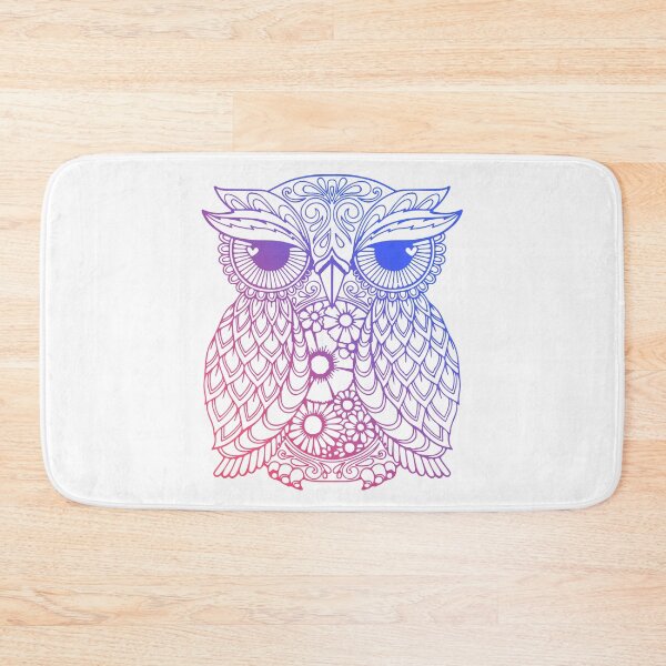 Item preview, Owl Art Gradient designed and sold by MeiArtCircle.