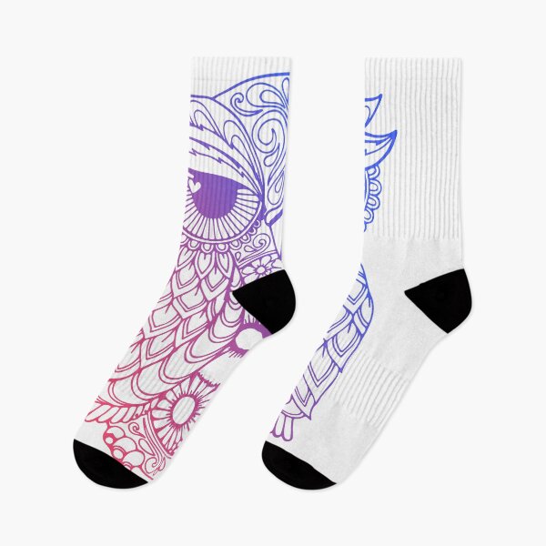 Item preview, Owl Art Gradient designed and sold by MeiArtCircle.
