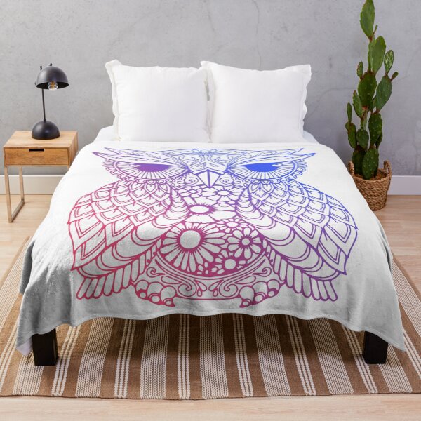 Item preview, Owl Art Gradient designed and sold by MeiArtCircle.
