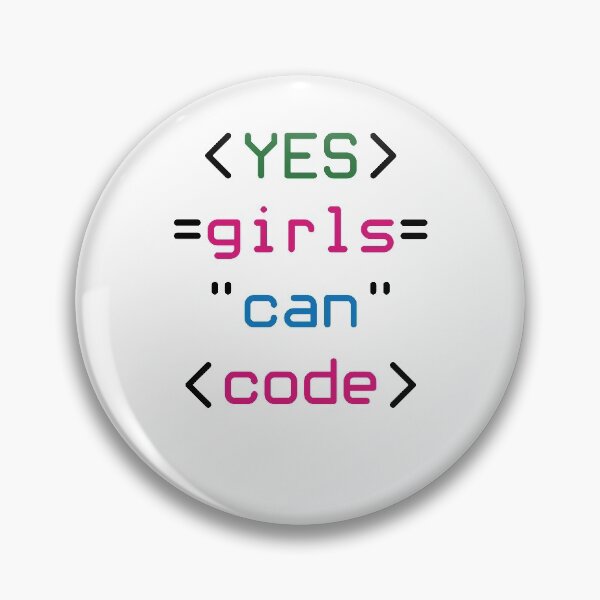 Item preview, Yes Girls Can Code Coding Code Programming Programmer designed and sold by jaygo.