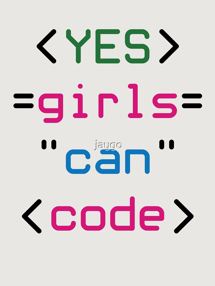 Thumbnail 6 of 6, Premium Oversized Hoodie, Yes Girls Can Code Coding Code Programming Programmer designed and sold by jaygo.