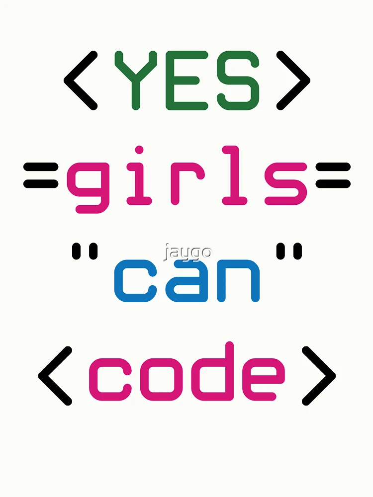 Thumbnail 6 of 6, Pullover Sweatshirt, Yes Girls Can Code Coding Code Programming Programmer designed and sold by jaygo.