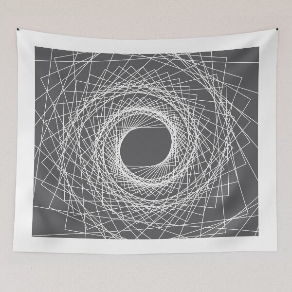 Item preview, Abstract geometric pattern - gray and white. designed and sold by K.S ART.