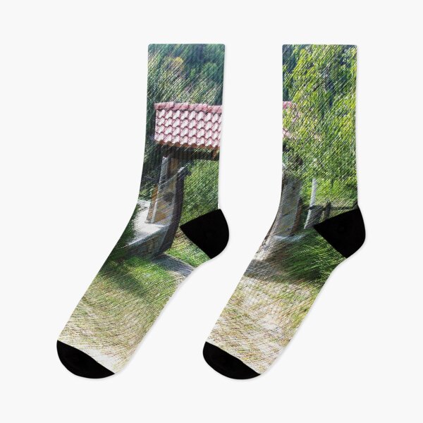 Item preview, Old Stone Path and Ryegrass Vivid Photography designed and sold by LuckyKermit.