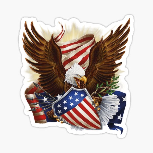 "Eagle Logo" Sticker by GeeksHub | Redbubble