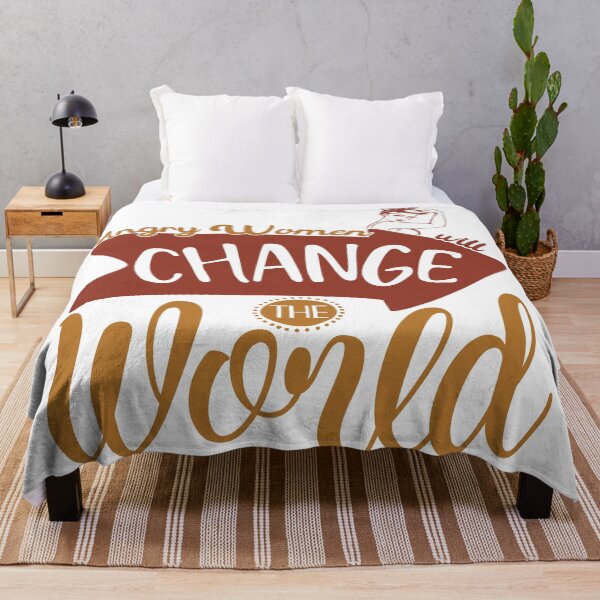 Item preview, Angry Women Will Change The World - Feminism Design designed and sold by Giacob.