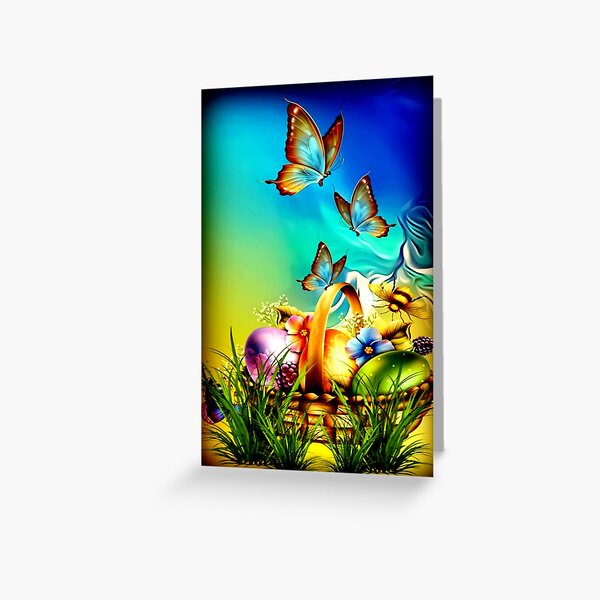 Item preview, Pretty Easter Scene designed and sold by shaggydawgg.