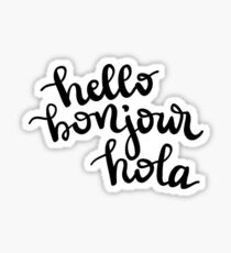 Hello Sticker Sticker