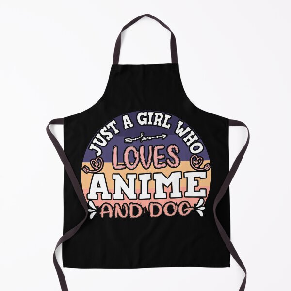 Item preview, Just a Girl Who Loves Anime and Dog , Lovely gift for Anime and Dog lovers girl designed and sold by KO-Design.