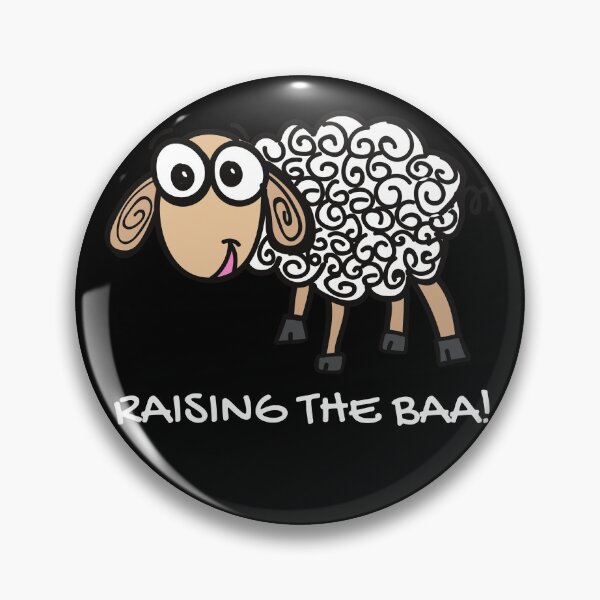 Item preview, Raising the baa! Funny farm pun, sheep pun. designed and sold by JellyBeenzz.