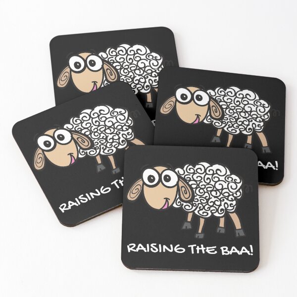 Item preview, Raising the baa! Funny farm pun, sheep pun. designed and sold by JellyBeenzz.