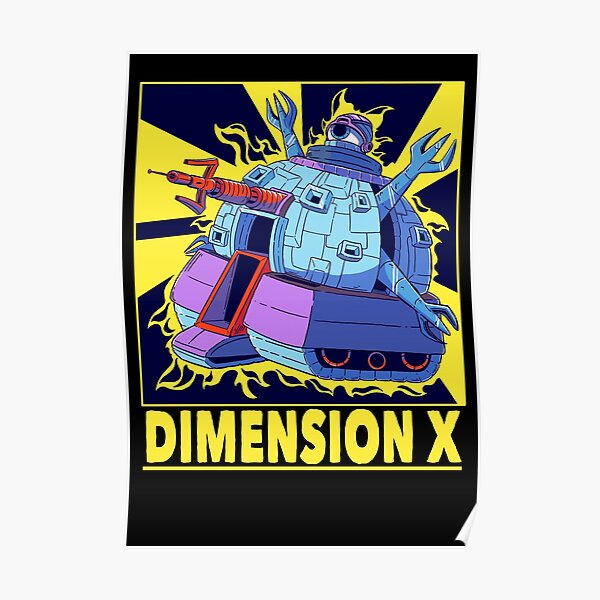 "Dimension X" Poster by Hojyn Redbubble