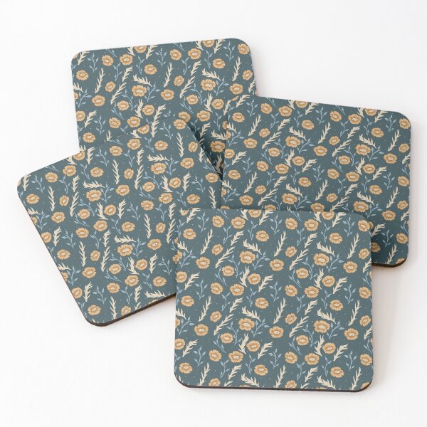 Item preview, Aurelian floral pattern designed and sold by Happy Mouse Studio.