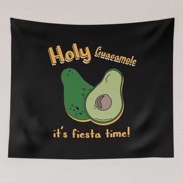 Item preview, Holy Guacamole Fiesta Cute Avocado Quote designed and sold by sillyquestions.