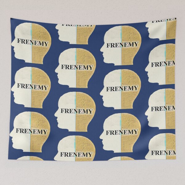 Item preview, Frenemies skull two sided thinking designed and sold by Drawartista.