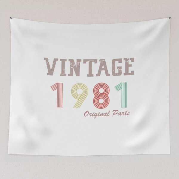 Item preview, 40th Birthday Gift  for Women Funny Vintage 1981 Original Parts  designed and sold by lahcen0102.