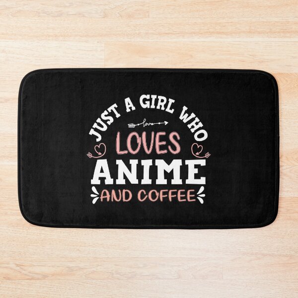 Item preview, Just a Girl Who Loves Anime and Coffee , Lovely gift for Anime and Coffee lovers girl designed and sold by KO-Design.