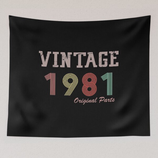 Item preview, 40th Birthday Gift  for Women Funny Vintage 1981 Original Parts  designed and sold by lahcen0102.