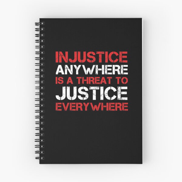 Item preview, Injustice Anywhere is A Threat To Justice Everywhere Political Quote designed and sold by sillyquestions.