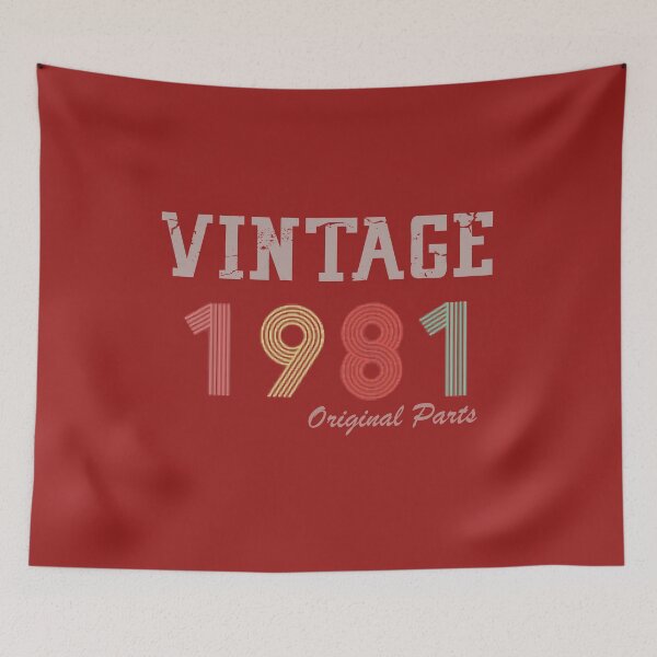 Item preview, 40th Birthday Gift  for Women Funny Vintage 1981 Original Parts  designed and sold by lahcen0102.