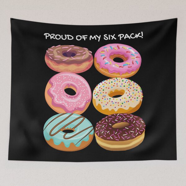 Item preview, Proud of my six pack. Donut six pack. designed and sold by JellyBeenzz.
