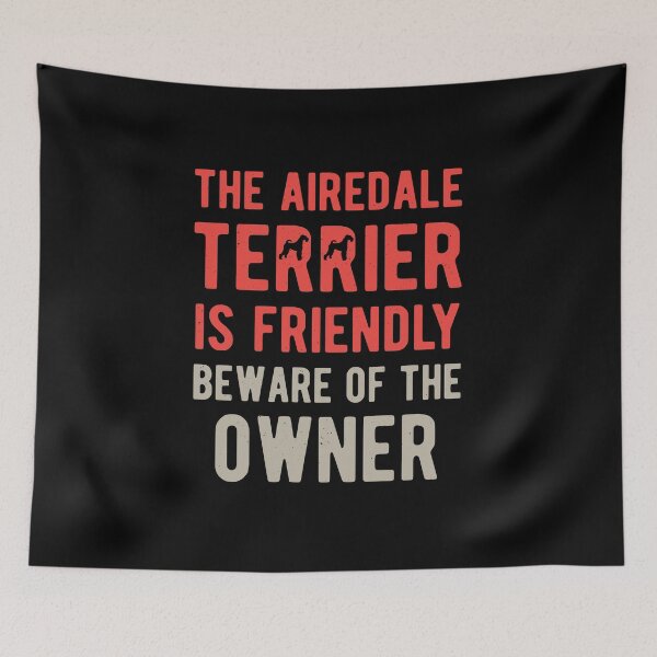 Item preview, Funny Airedale Terrier designed and sold by artworkbyrihen.