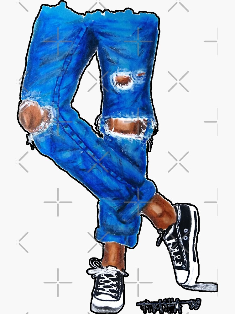 DOMREBEL blue Duck Sketch Patch Skinny Jeans | Harrods UK