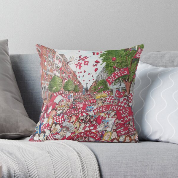 Cork fans Throw Pillow