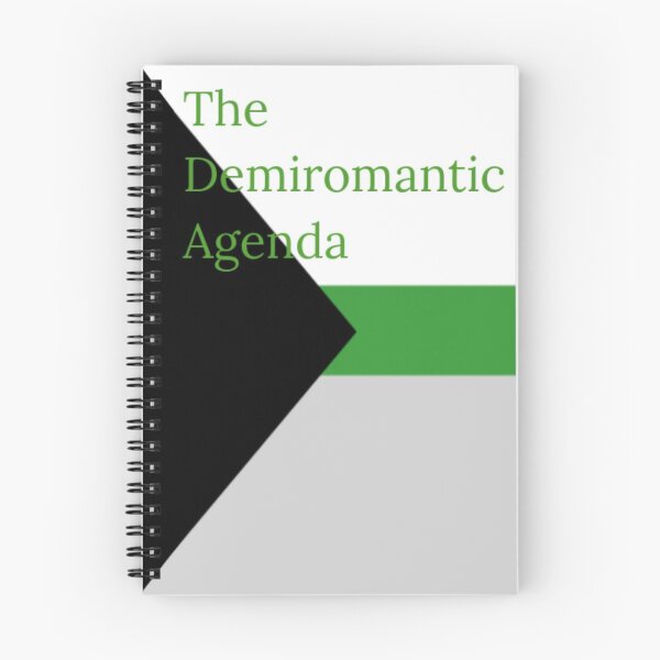 Item preview, The Demiromantic Agenda designed and sold by UnicornPeeps.