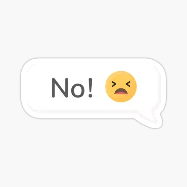 Item preview, Rejection chat message designed and sold by SSSTUDIOONE.