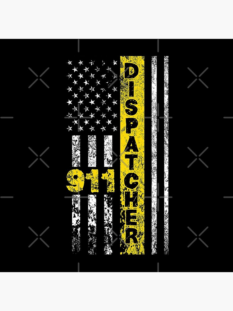 911 Dispatcher Flag by TeesYouWant
