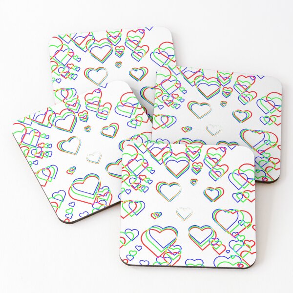 Item preview, Hearts with colors designed and sold by RioCariocaClub.