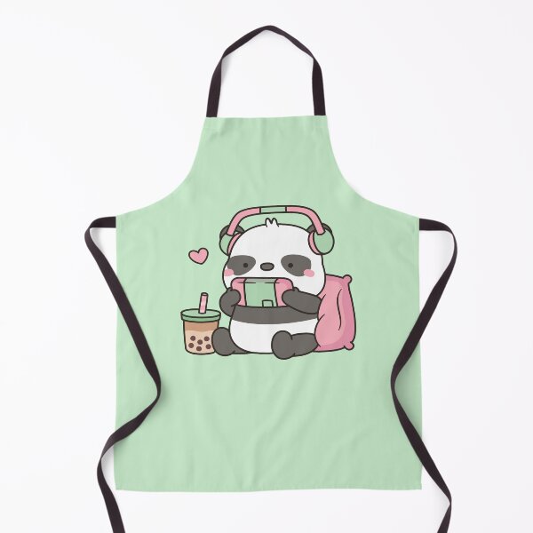Item preview, Cute Little Panda Gamer With Headphones designed and sold by rustydoodle.