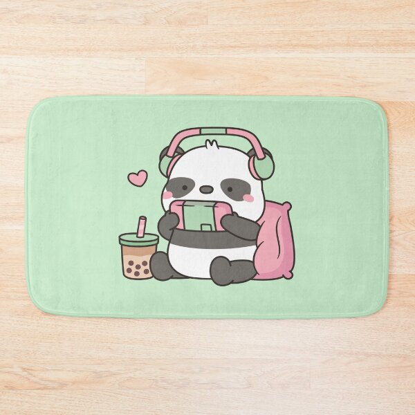 Item preview, Cute Little Panda Gamer With Headphones designed and sold by rustydoodle.