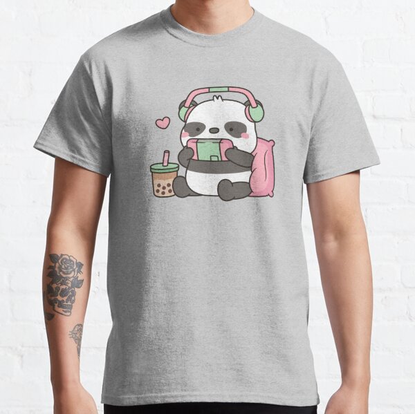 Kawaii Cute Boba Panda Bear Animal Lover Asian Food Foodie Classic