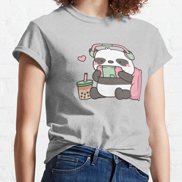 Item preview, Cute Little Panda Gamer With Headphones designed and sold by rustydoodle.