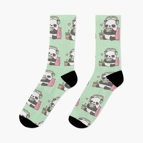 Item preview, Cute Little Panda Gamer With Headphones designed and sold by rustydoodle.