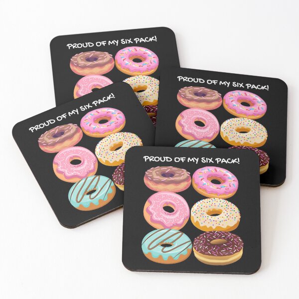 Item preview, Proud of my six pack. Donut six pack. designed and sold by JellyBeenzz.