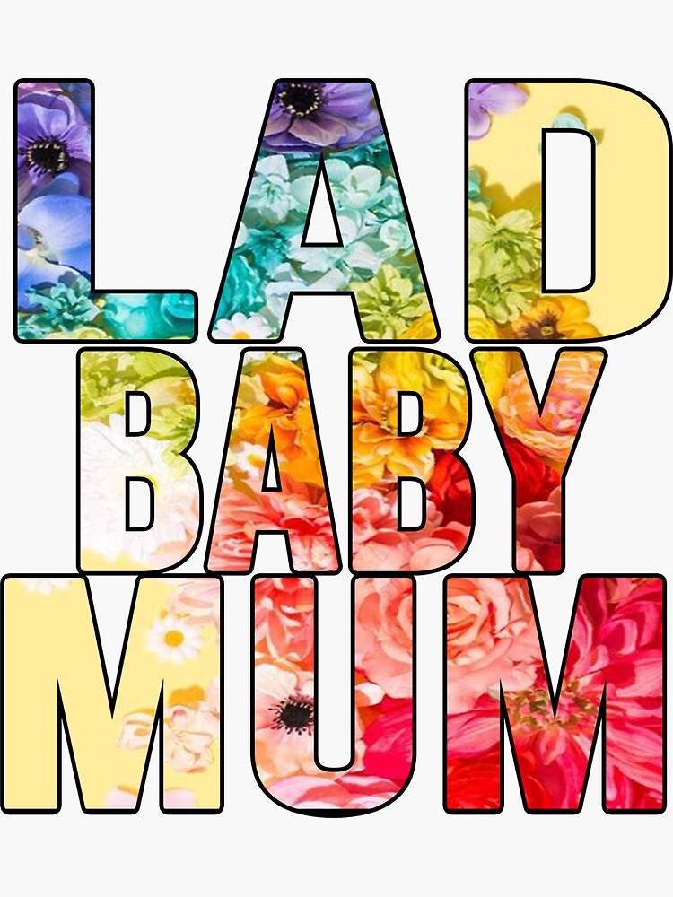 " Ladbaby Mum Essential TShirt" Sticker for Sale by HOURMAN Redbubble
