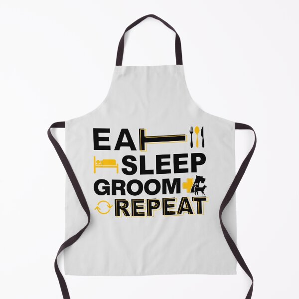 Item preview, Dog Grooming, Eat Sleep Groom Repeat designed and sold by graphic-genie.