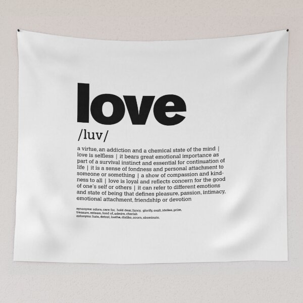 Item preview, Defining LOVE in white designed and sold by Colli13.