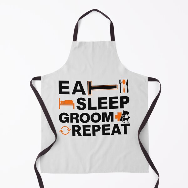 Item preview, Dog Grooming, Eat Sleep Groom Repeat designed and sold by graphic-genie.
