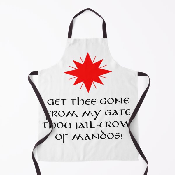 Item preview, Get Thee Gone Jail-Crow Angry Fëanor Silmarillion designed and sold by starbrow.