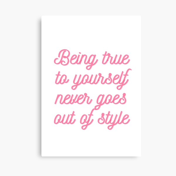 Legally Blonde Quote Canvas Print
