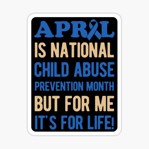 Item preview, Child Abuse Prevention Support designed and sold by artworkbyrihen.