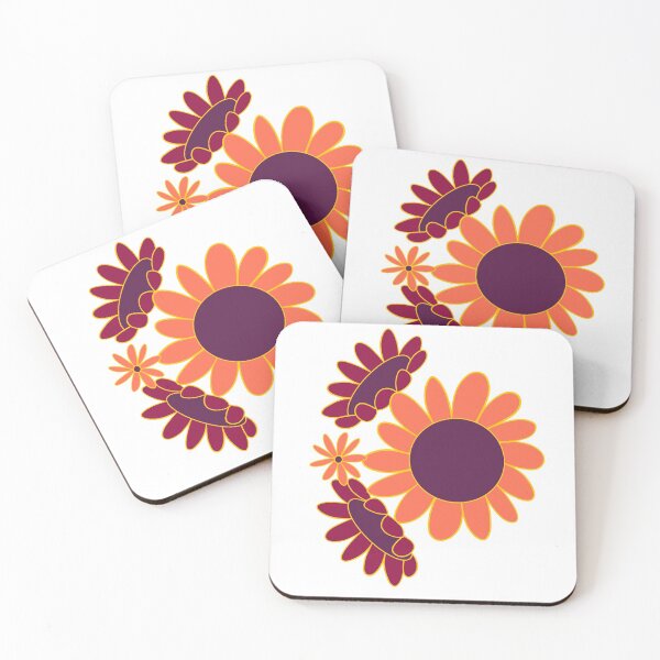 Item preview, Orange-Maroon Flower designed and sold by ThePinkLion427.