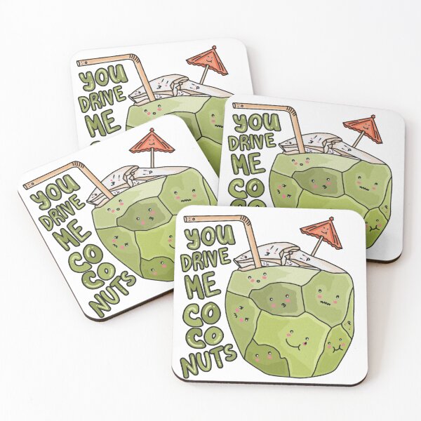 Item preview, you drive me coconut illustration  designed and sold by crizzysketch.