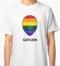 Gaylien Rainbow LGBT Pride Classic T-Shirt