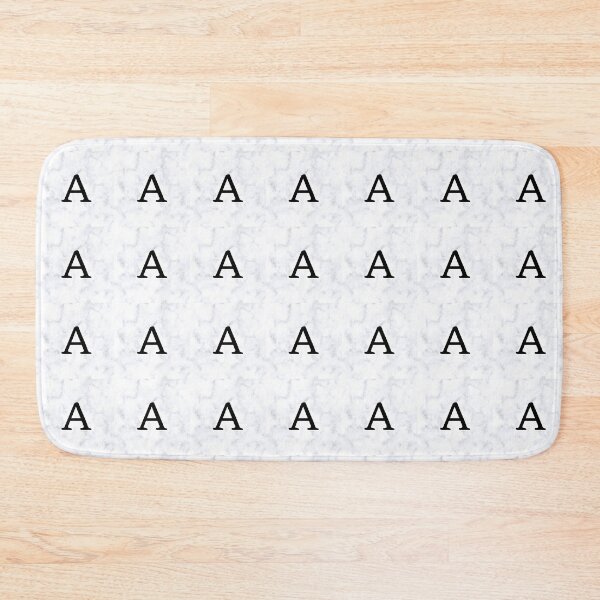 Item preview, Letter A Initial White and Gray Marble Background designed and sold by Shir-designs.